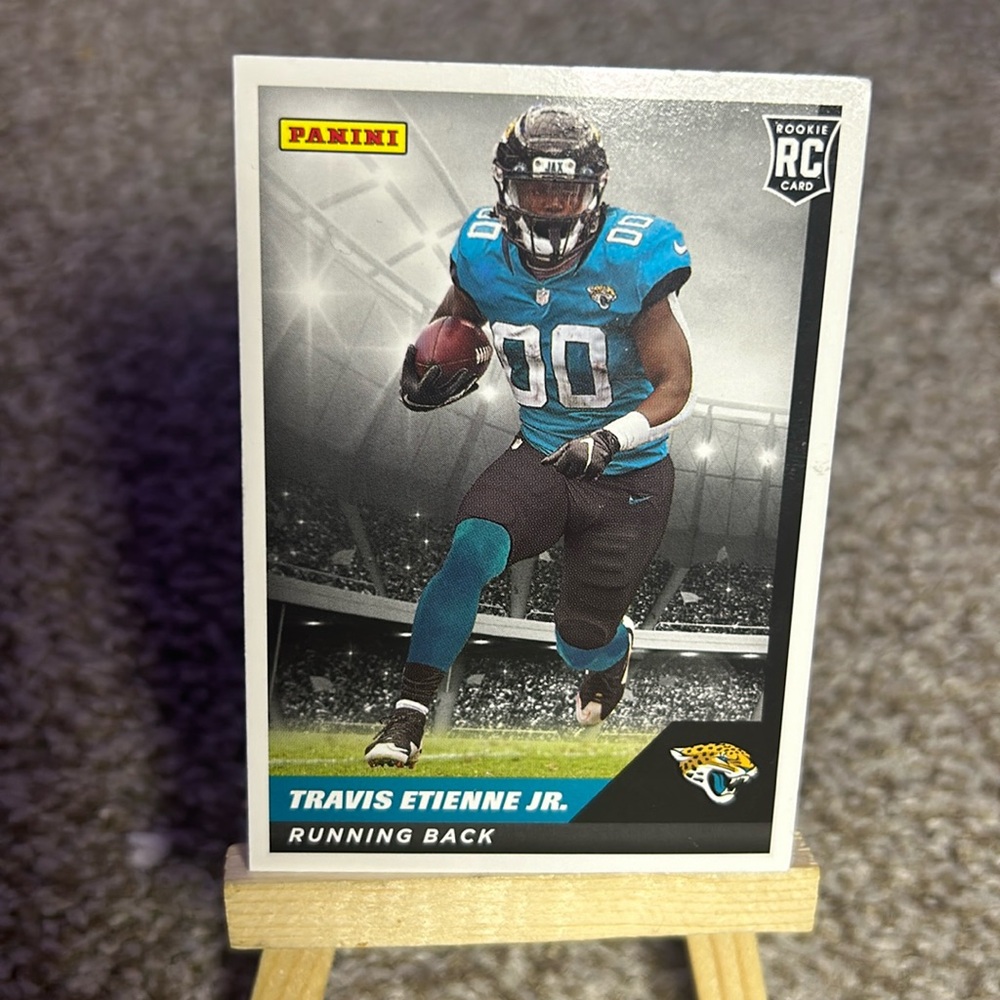 Travis Etienne Jr Panini NFL Football Cards # 71 Jacksonville Jaguar’s